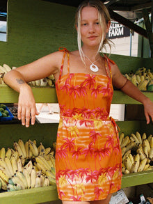 Clara Mini Dress | Sunset Orange