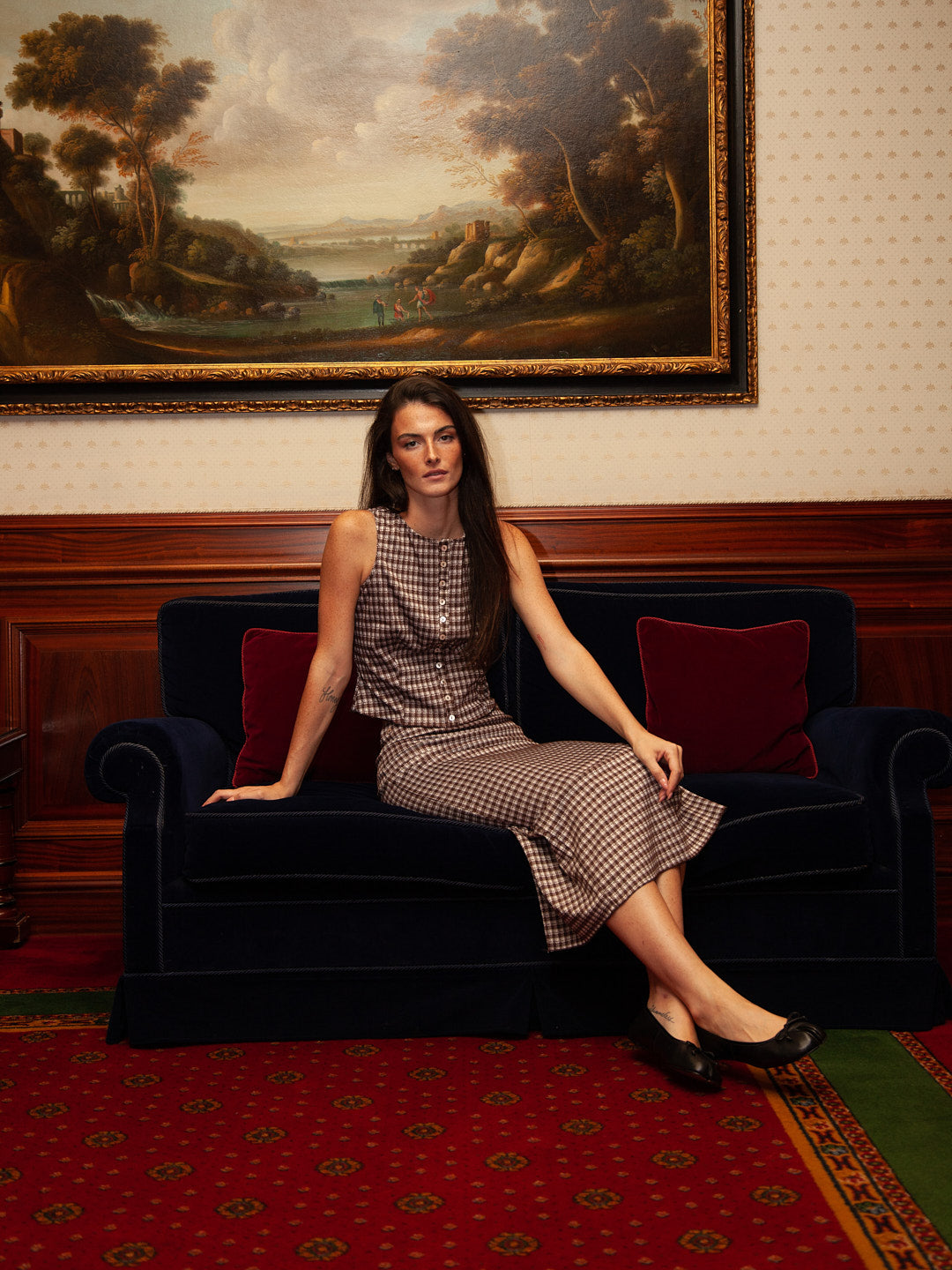 Summer Top | Cocoa Plaid