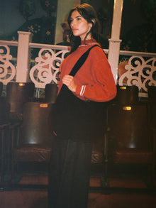 Vera Suede Tote Bag | Black