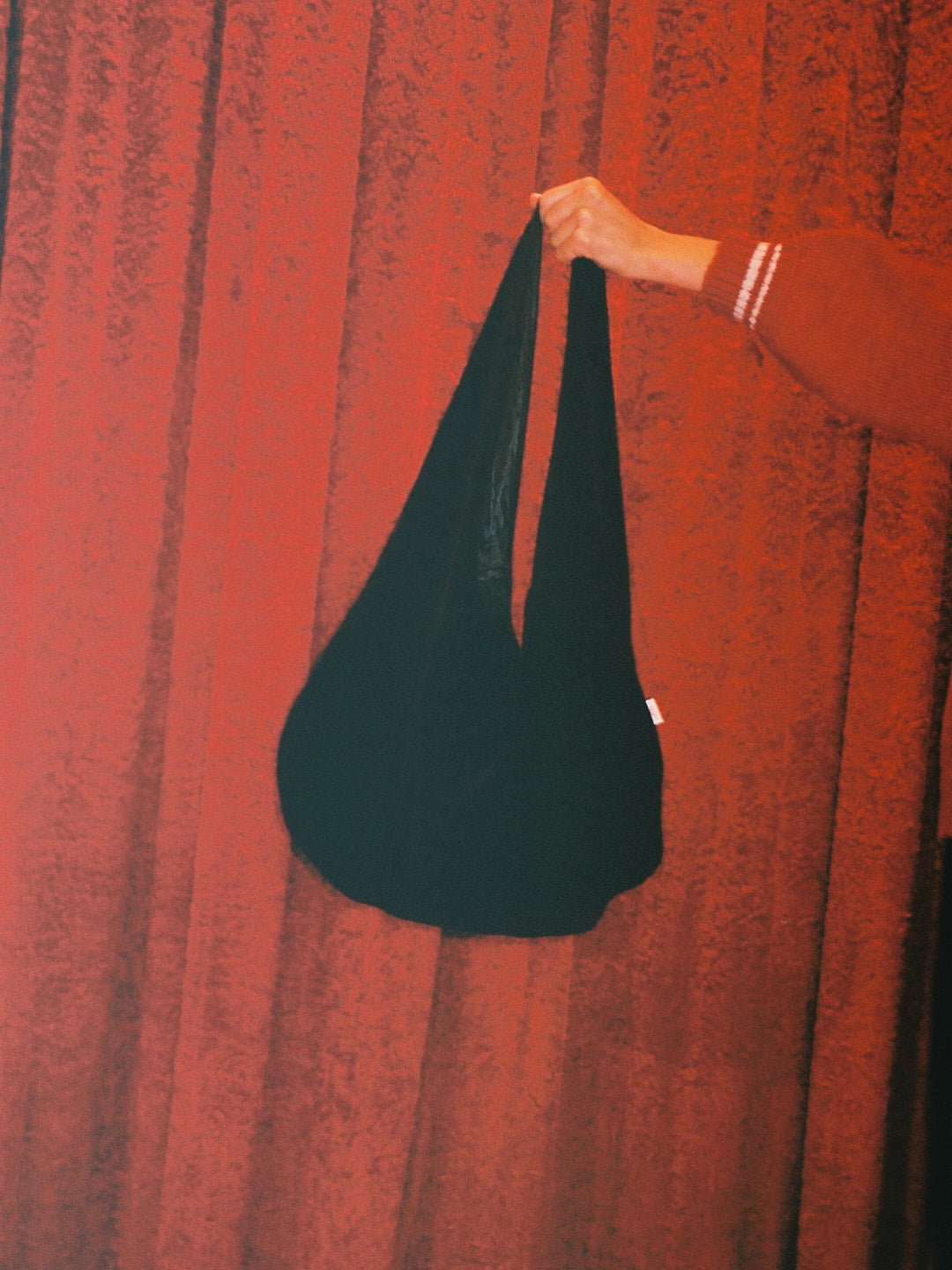 Vera Suede Tote Bag | Black