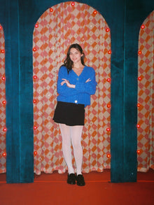 Issa V-Neck Cardi | Cobalt