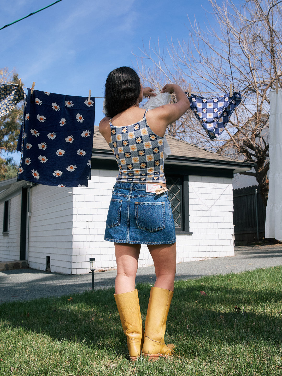 Blossom Skirt | Vintage Indigo Wash