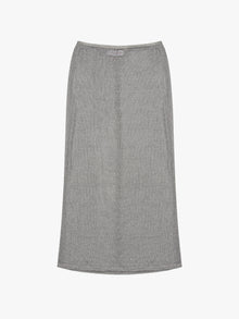 Luna Skirt | Metallic Silver