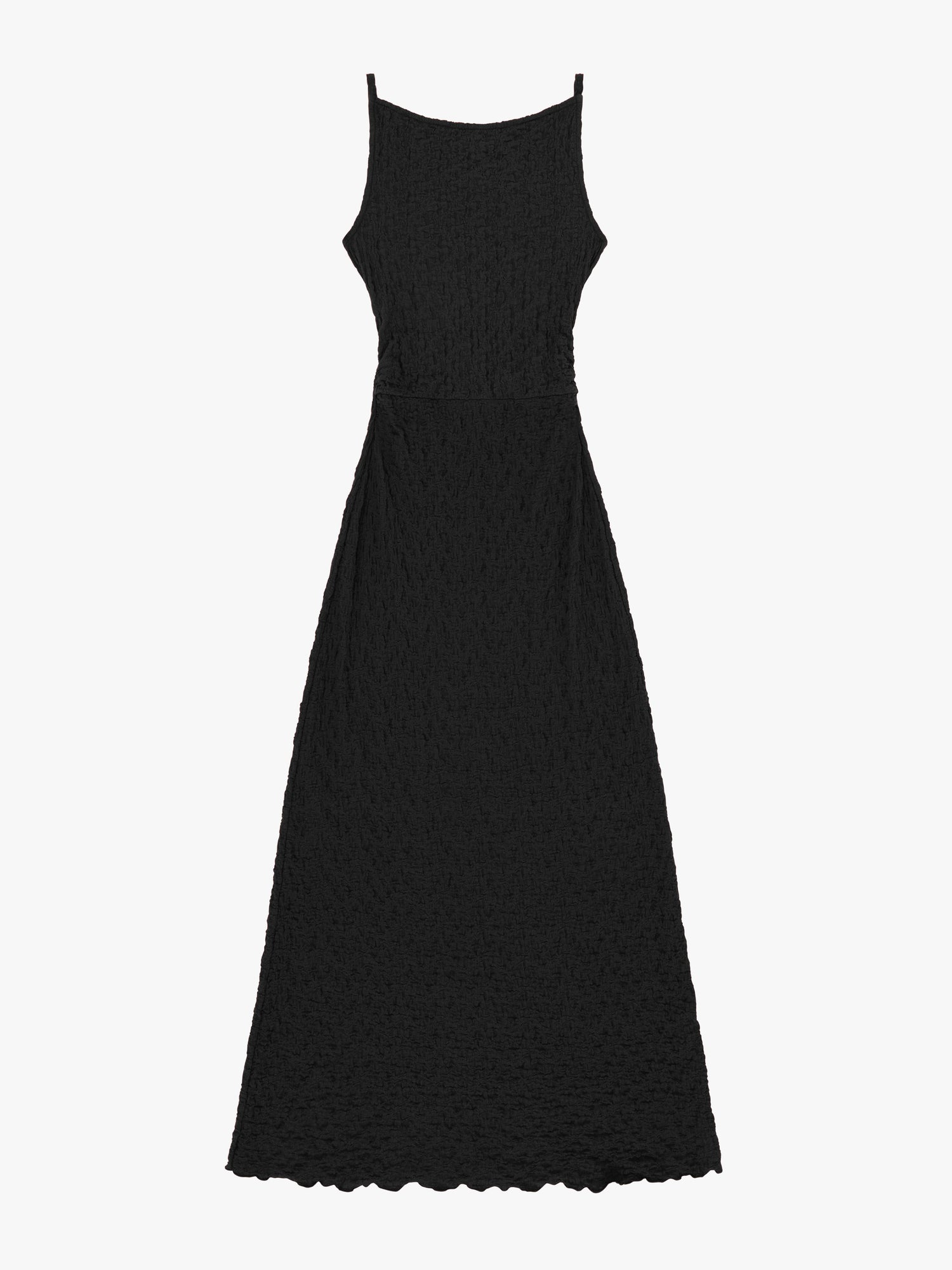 Maya Dress | Black Crinkle