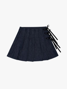 Naomi Wrap Skirt | Dark Wash Denim