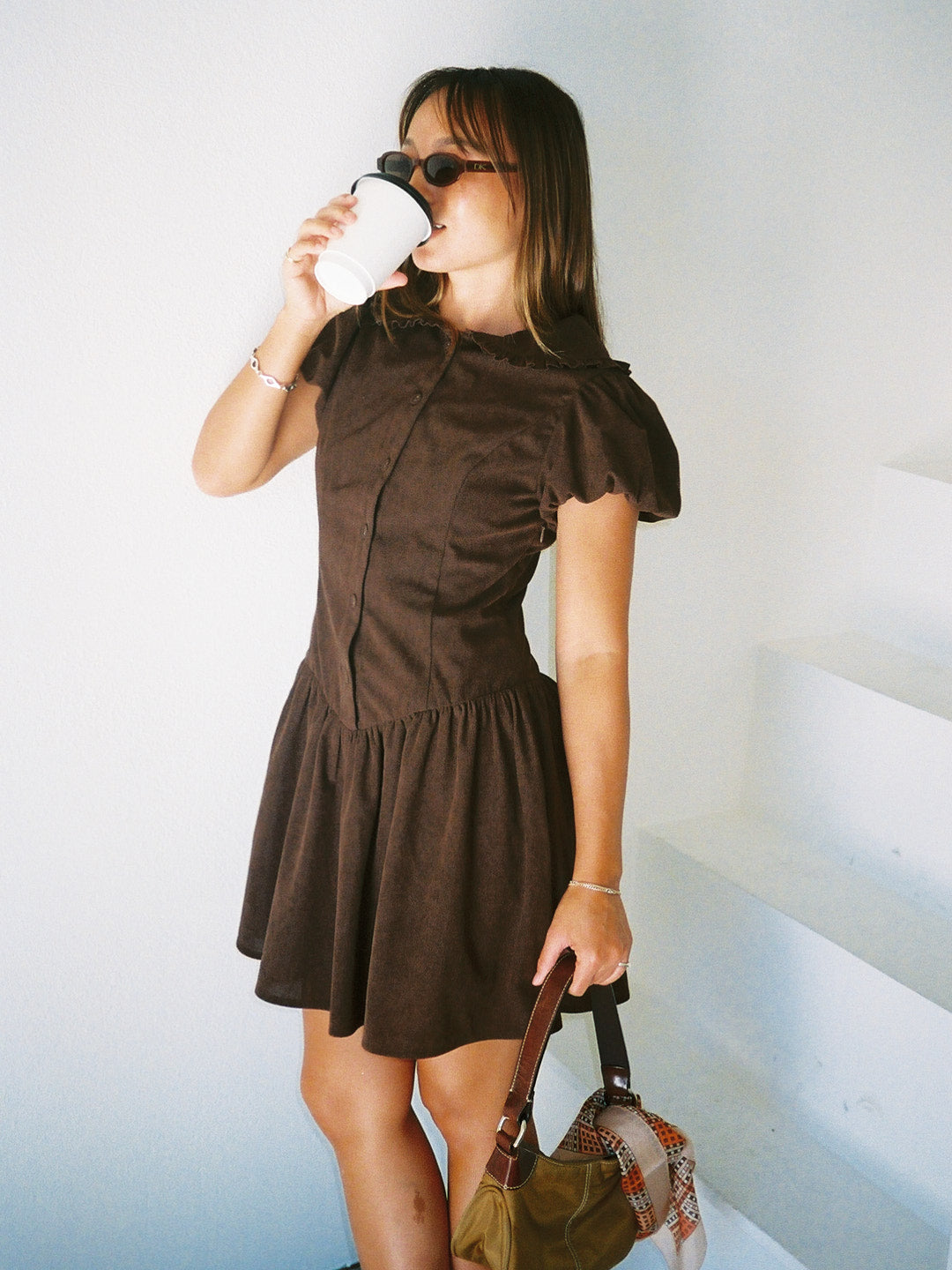 Nellie Dress | Brown