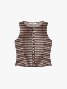Summer Top | Cocoa Plaid