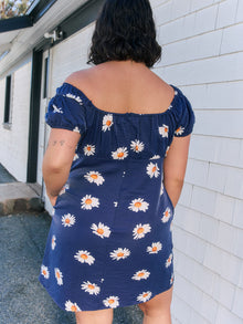 Suzy Dress | Navy Daisy