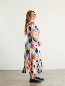 Teagan Ruffle Dress | Cirque Argyle