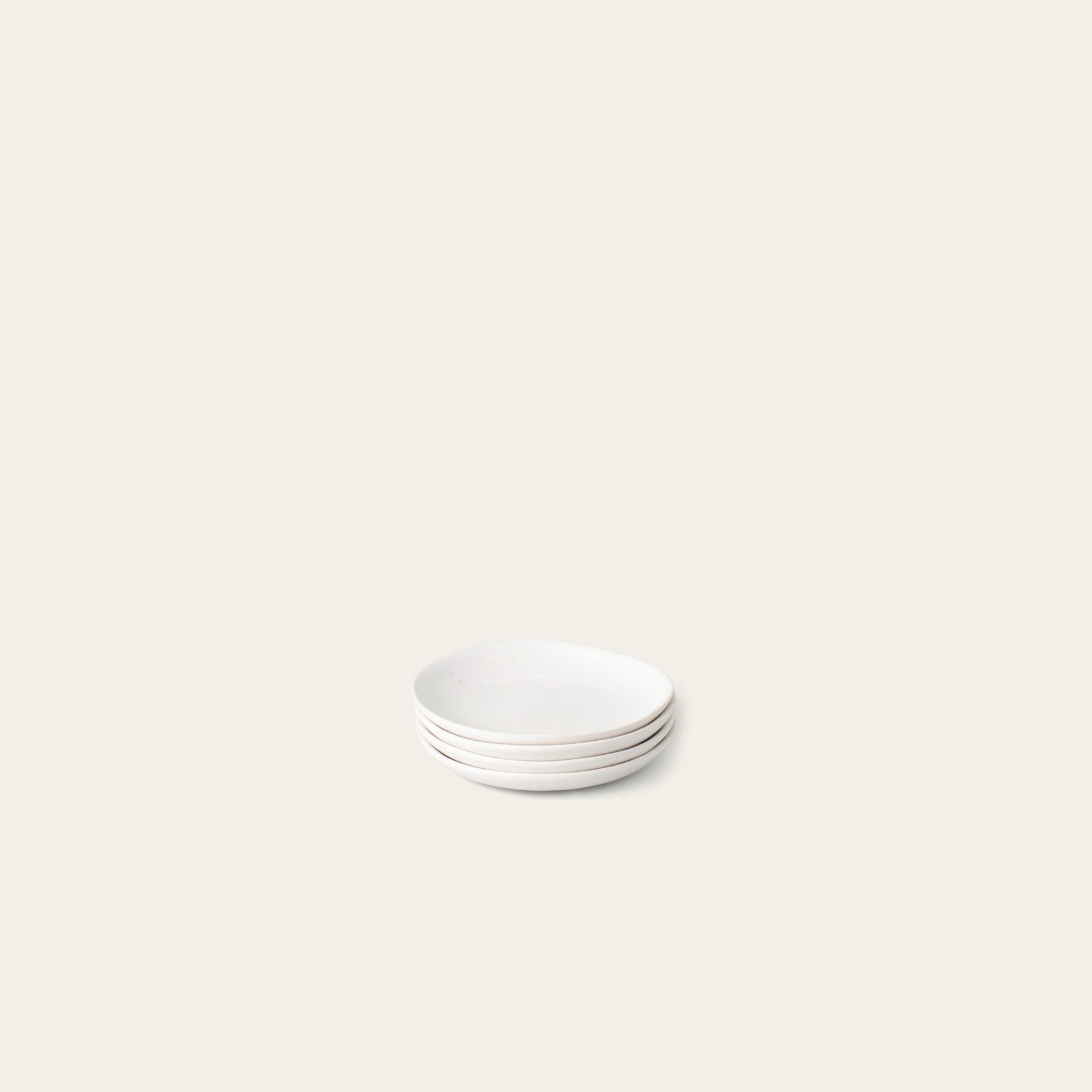 Little Plates | Speckled White