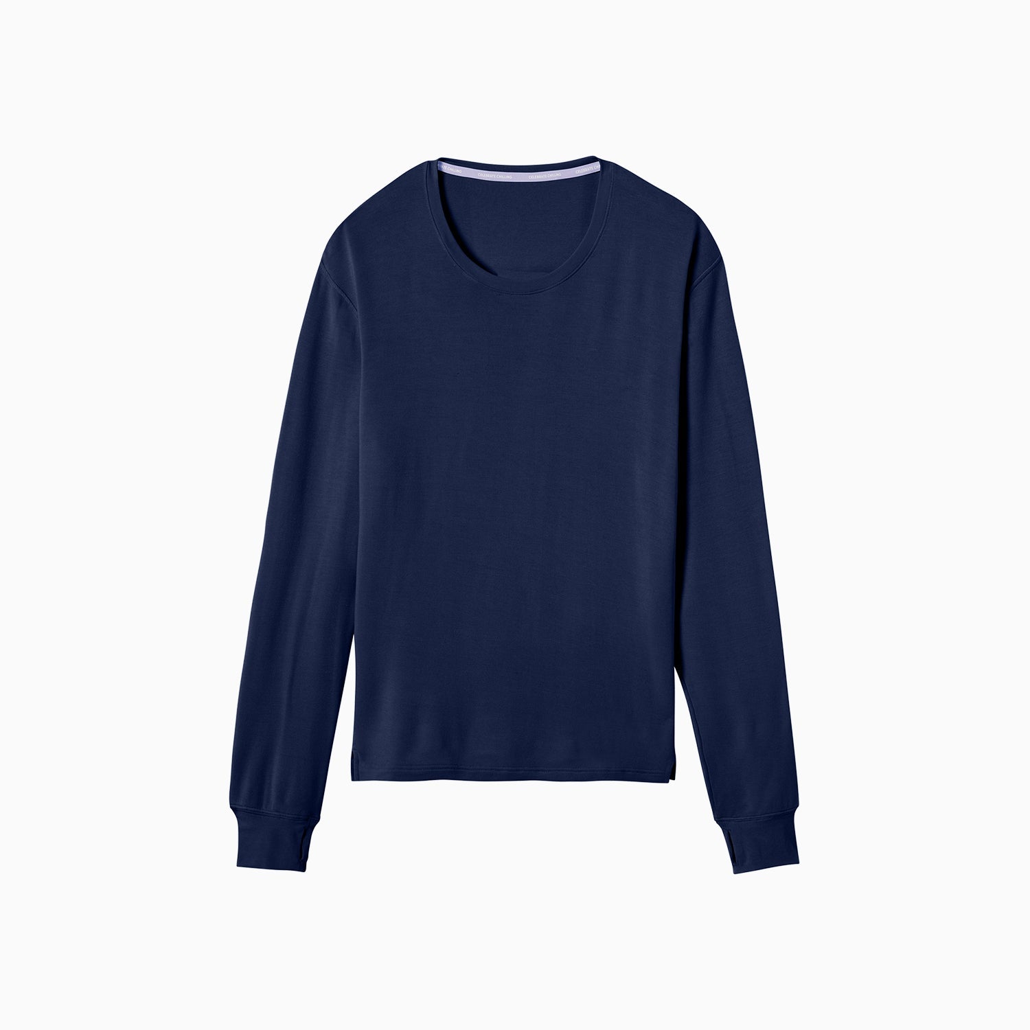 Ultra-Soft French Terry Long-Sleeve Tee | Navy