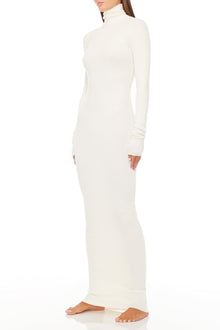 LONG SLEEVE TURTLENECK MAXI DRESS - ETERNE
