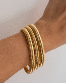 Mini Flex Snake Chain Bracelet | Gold
