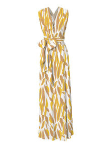 Mailys Dress - Jardin Mustard - diarrablu