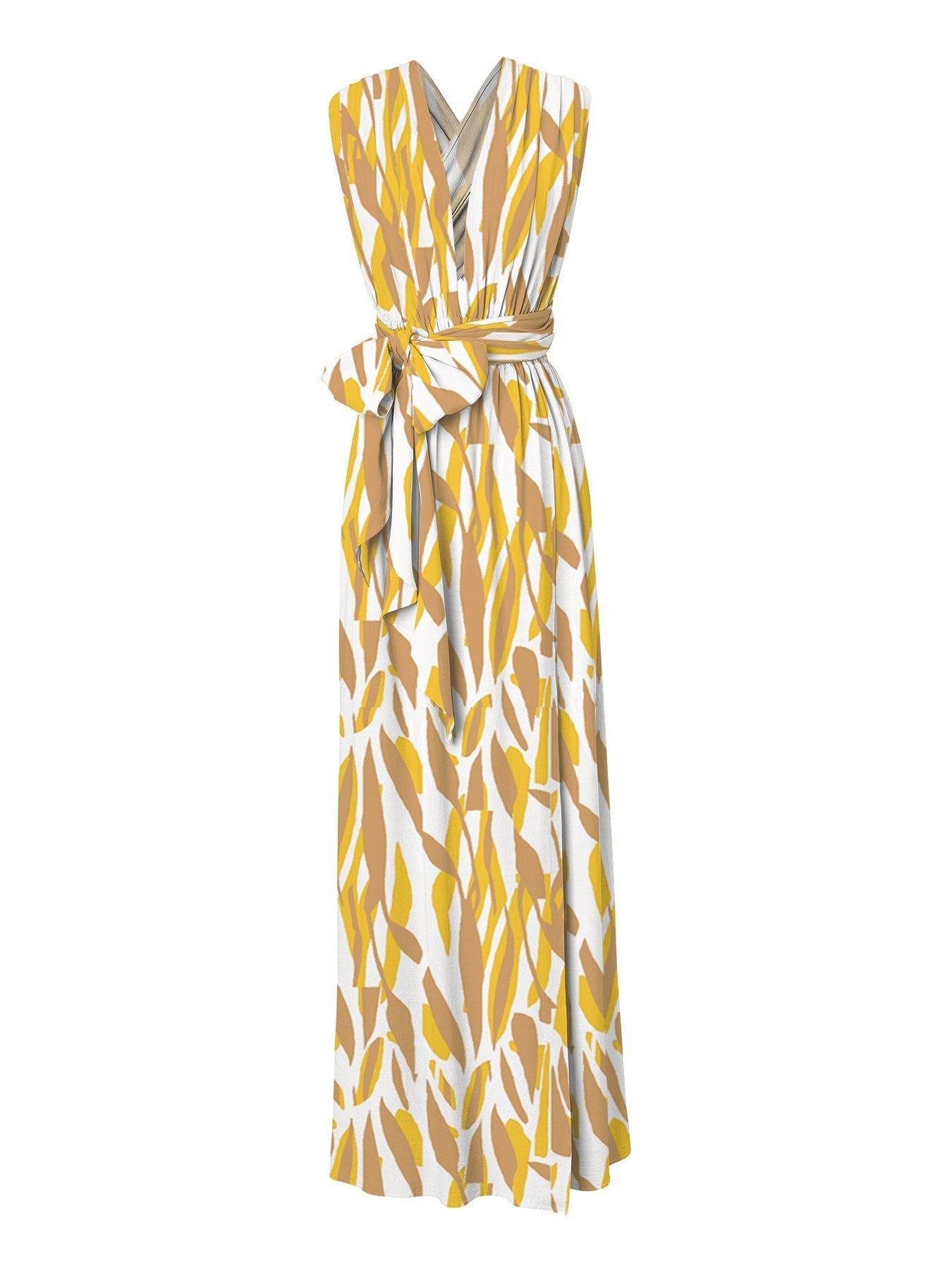 Mailys Dress - Jardin Mustard - diarrablu
