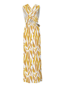 Mailys Dress - Jardin Mustard - diarrablu