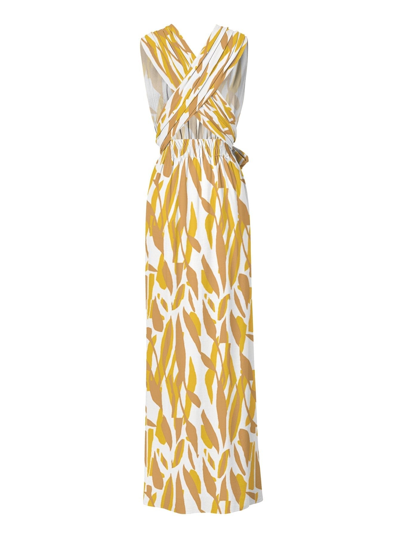 Mailys Dress - Jardin Mustard - diarrablu