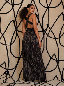 Mailys Dress - Scribble Noir - diarrablu
