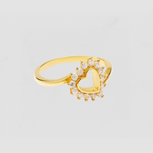 The Marie Heart Ring | Gold