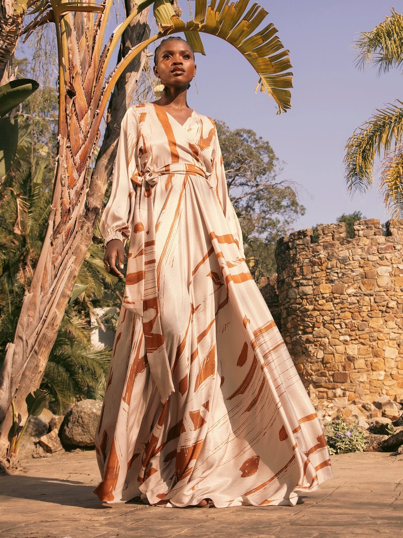 Marieme Dress - Garden Cream - diarrablu