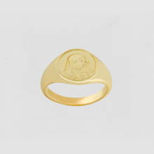 The Mary Signet Ring | Gold Vermeil