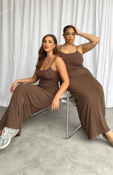 Melrose Maxi Dress | Brown