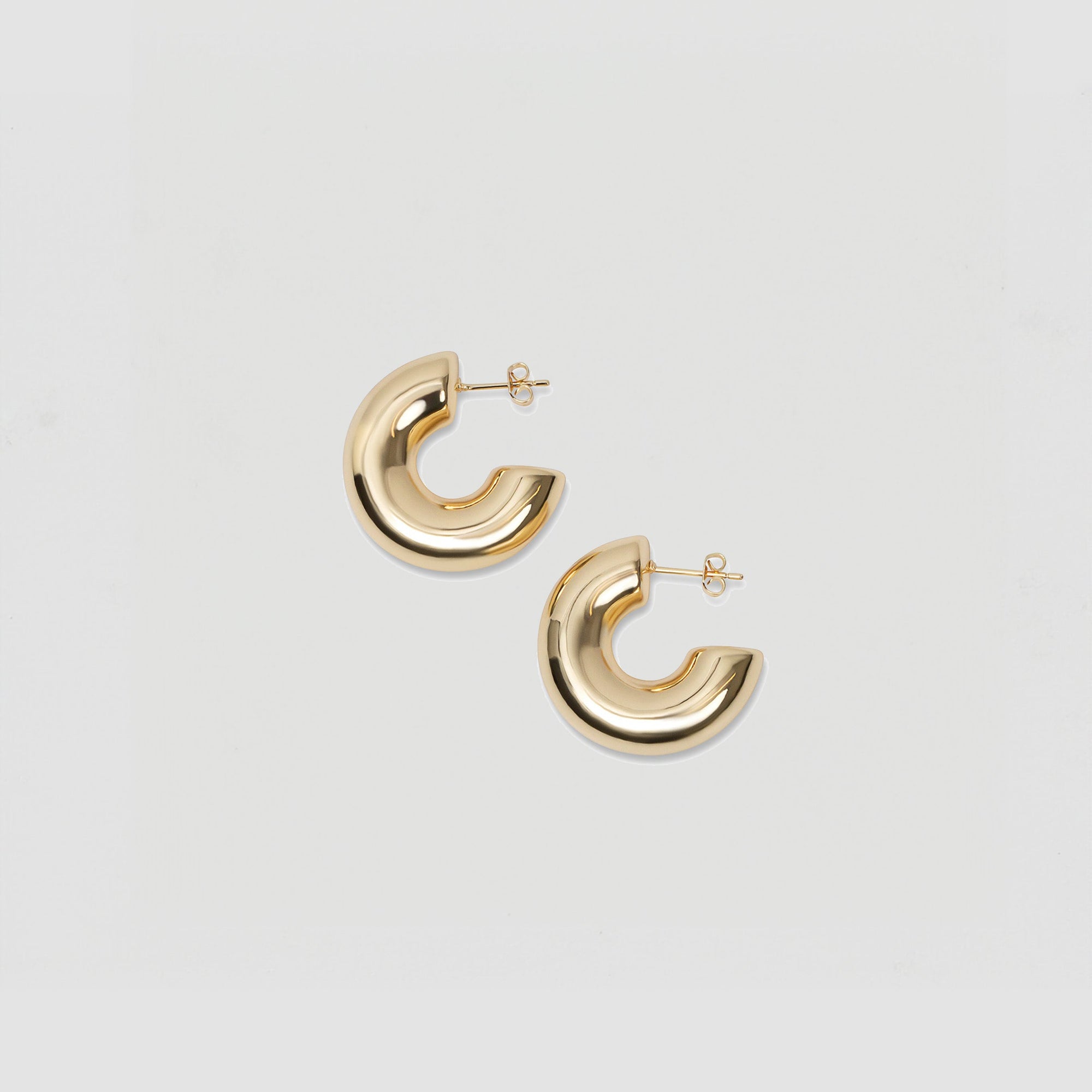 The Gold Mezzo Hoops | Gold