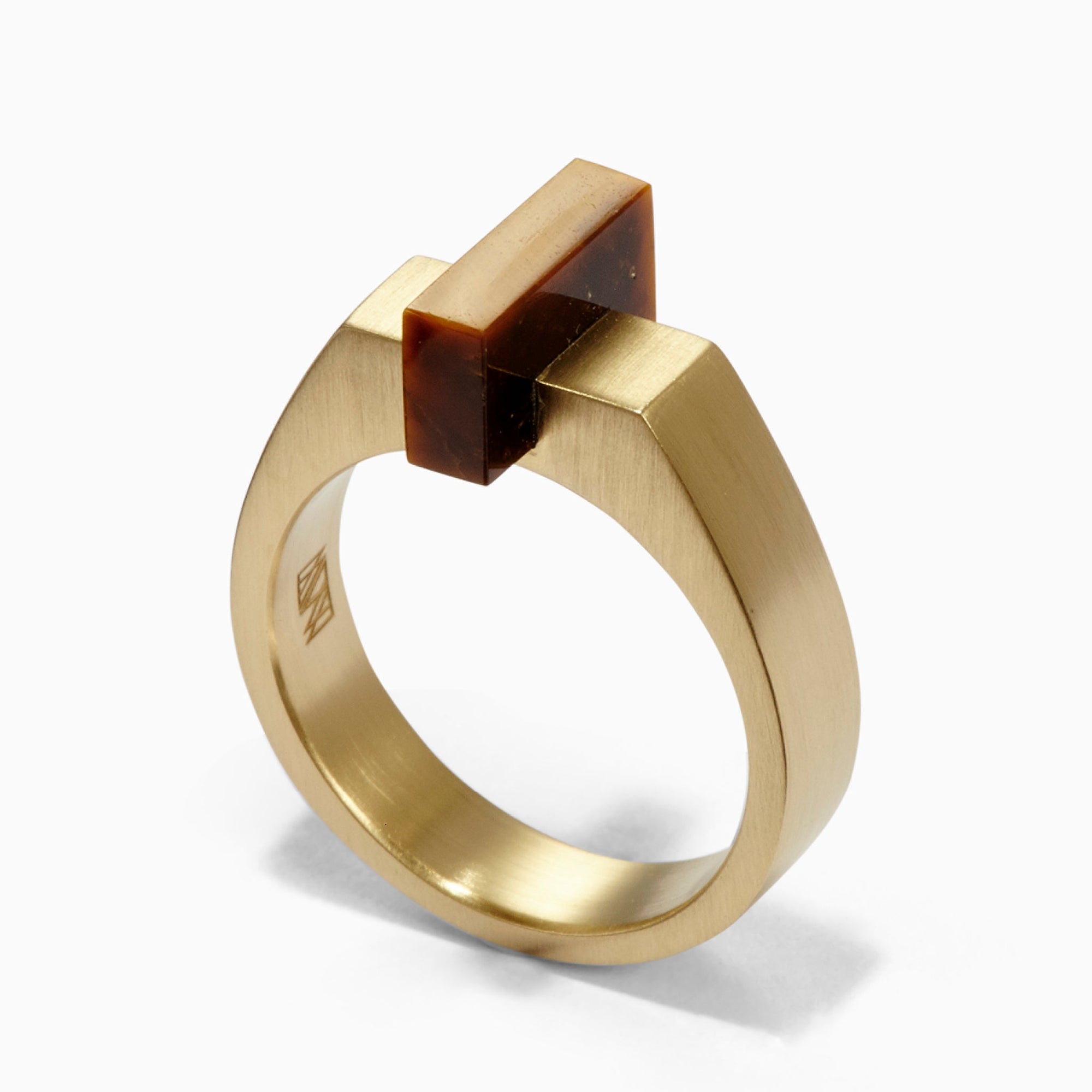 Ford Ring | Brass | Tiger's Eye