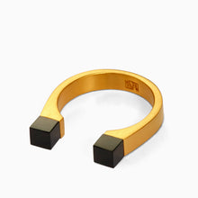 Mag Ring | 18K Gold Plated | Onyx