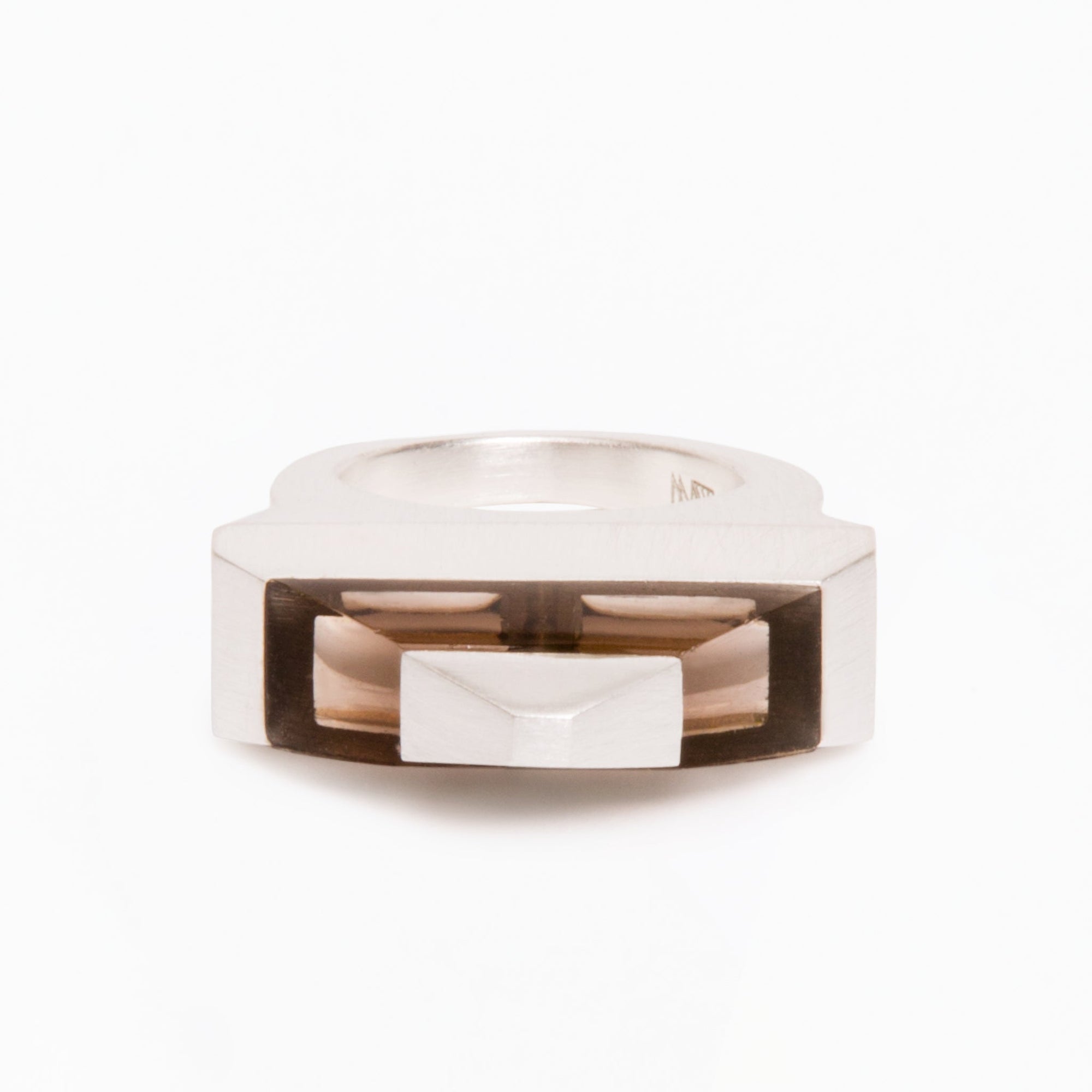 Pris Ring | Silver | Smokey Quartz
