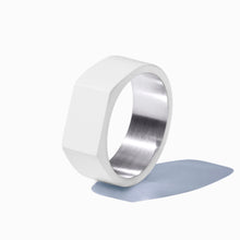 Paradox Ring | Sterling Silver | Matte White