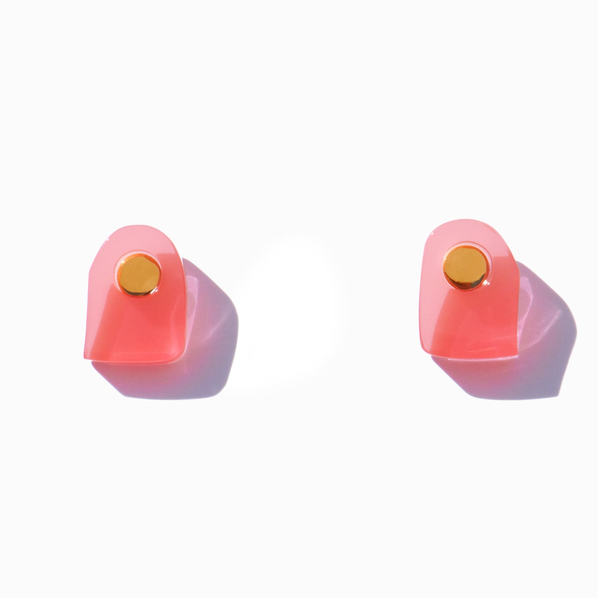 Pietra Earrings | 18K Gold Plated | Coral