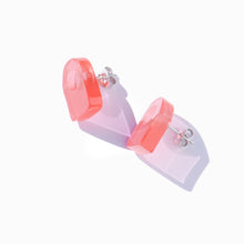 Pietra Earrings | Silver | Coral