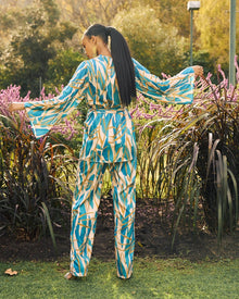 Mini Kimono - Blossom Teal - diarrablu