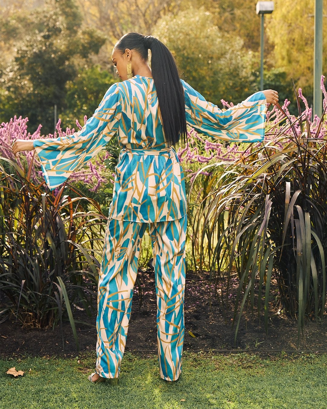 Mini Kimono - Blossom Teal - diarrablu