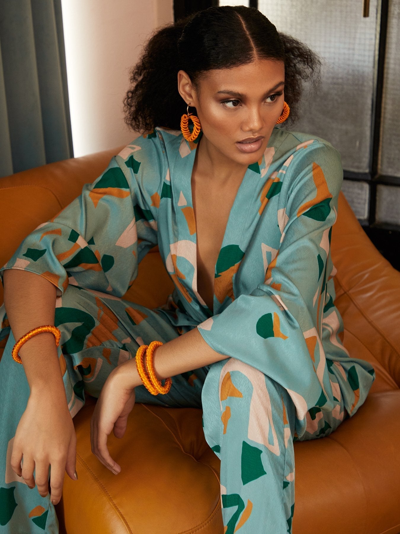 Mini Kimono - Saly Vert - diarrablu