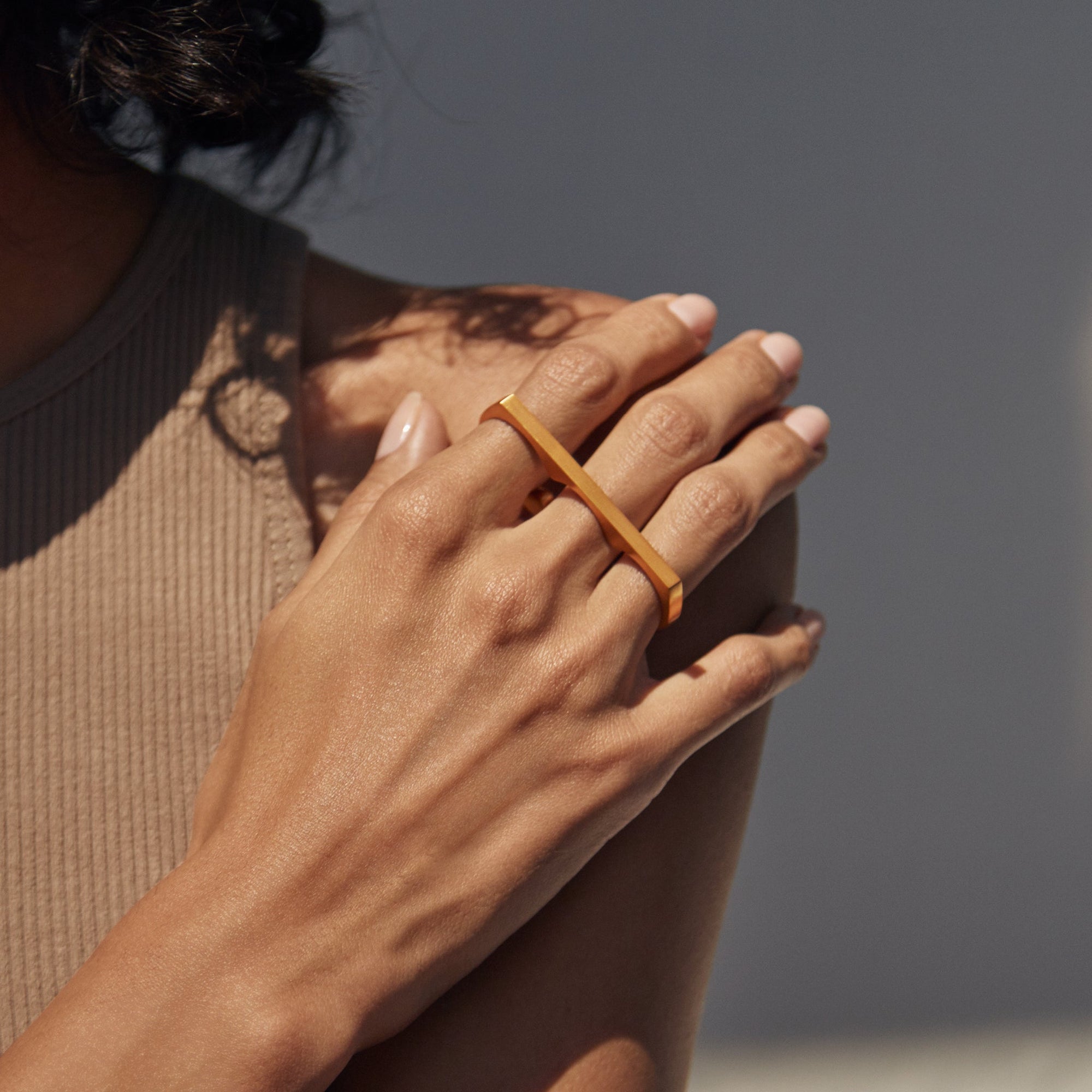 Singular Ring | 18K Gold Plated