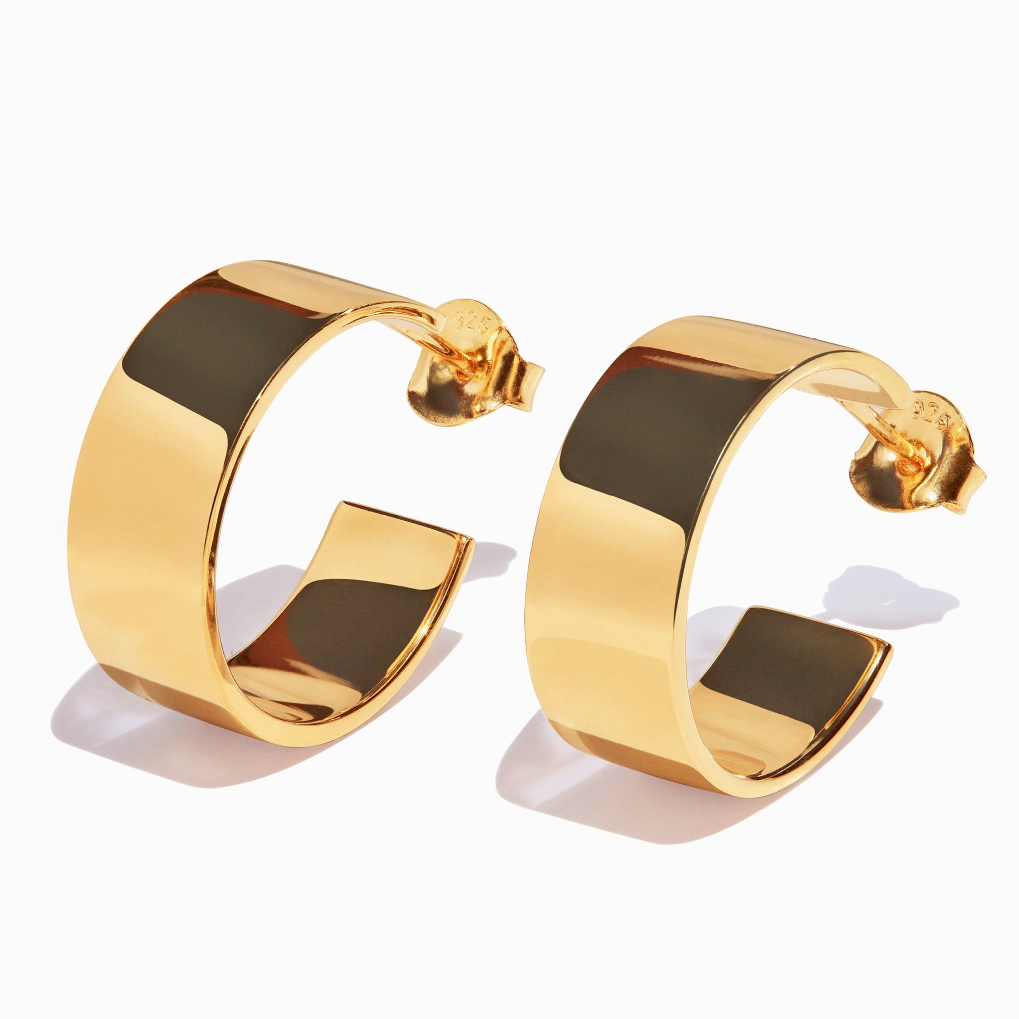 Max Earrings - High Polish | 18K Gold-Plated on Brass
