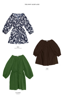 Nea Dress | Serpentine Blue