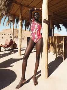 Nia Swimsuit - Abstract Rose - diarrablu