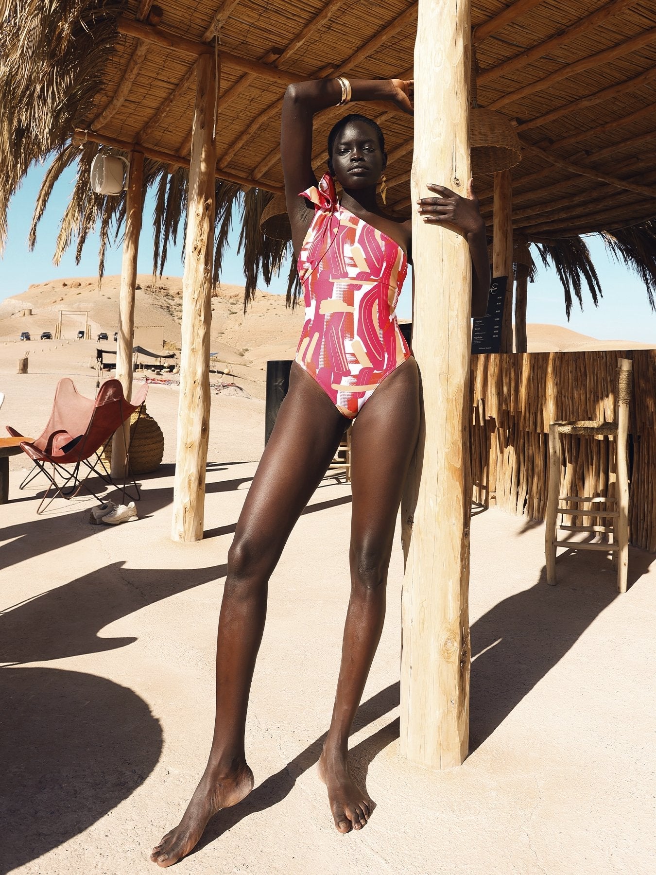 Nia Swimsuit - Abstract Rose - diarrablu