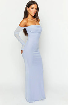 Odette Long Sleeve Formal Maxi Dress | Lilac