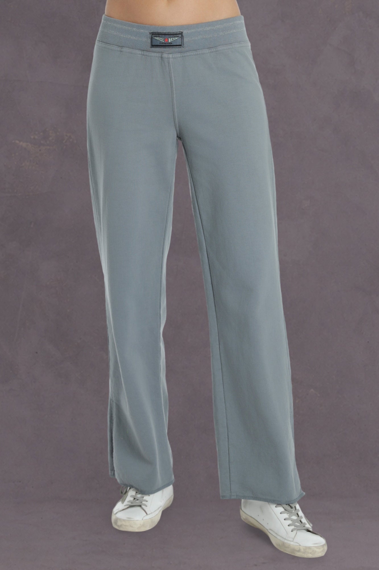 Women | Vintage Boxer Split Leg Sweatpant | Glass