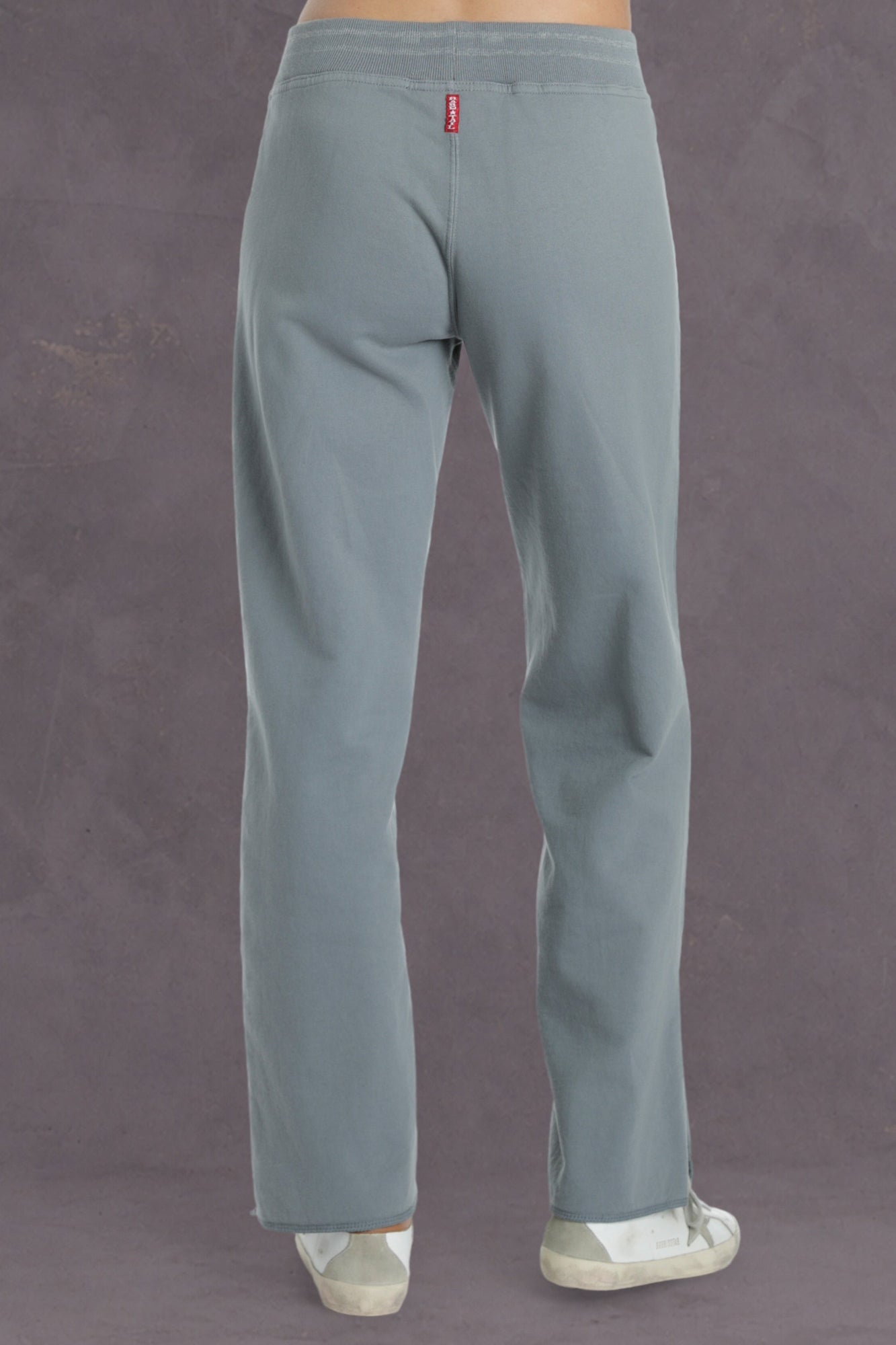 Women | Vintage Boxer Split Leg Sweatpant | Glass