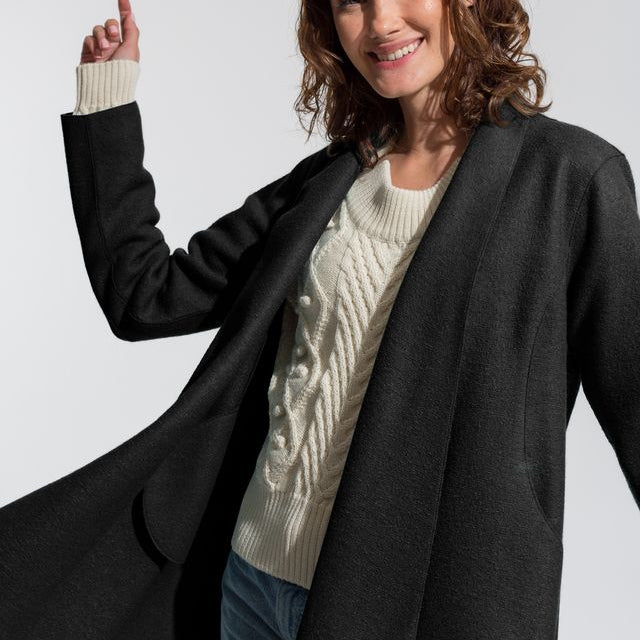 Women | Swing Coat | Black