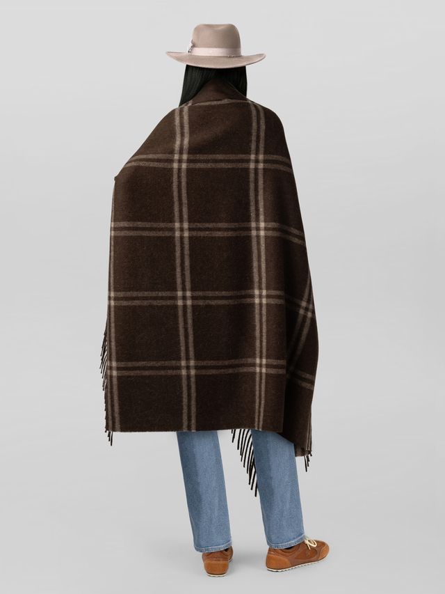 Women | Geneva Wrap | Chocolate / Light Taupe