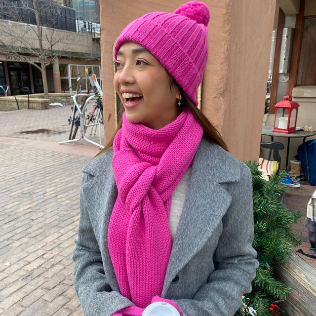 Unisex | Davos Scarf | Fuchsia