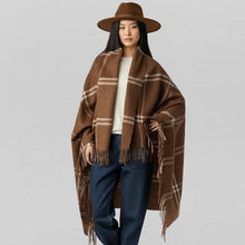 Women | Geneva Wrap | Cognac / Ivory