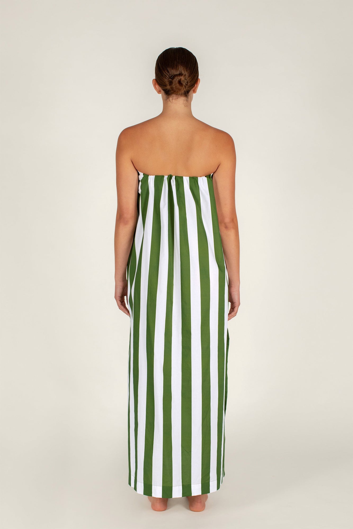Papio Dress | Verdant Stripe
