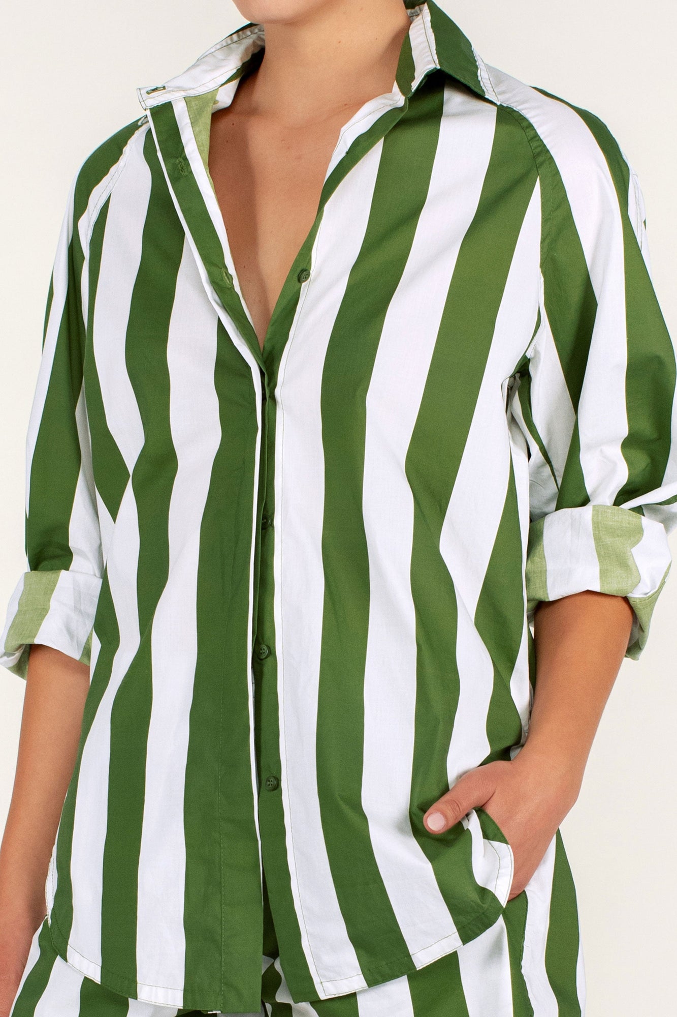 Paseo Shirt | Verdant Stripe